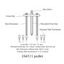 Beta 1547/C6 - Extracteurs pour roulements à fausses billes en coffret métallique