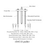 Beta 1547/C6 - Extracteurs pour roulements à fausses billes en coffret métallique