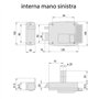 Cisa 11520-60-Serrure Électrique pour Portail 11611 Entrée Gauche 70 Mm