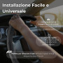 Bottari 16344 16344 Road: Couvre Volant Universel pour Auto - Dimension: diamètre 39-41cm (Grande Taille), Gris, Diameter 39-41 