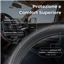Bottari 16344 16344 Road: Couvre Volant Universel pour Auto - Dimension: diamètre 39-41cm (Grande Taille), Gris, Diameter 39-41 