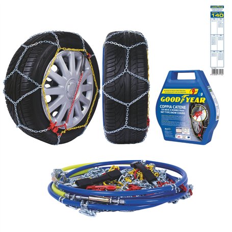 Goodyear 77916: Chaines à neige 9 mm