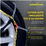 Goodyear 77916: Chaines à neige 9 mm, Taille 140, Compatibles ABS et ESP