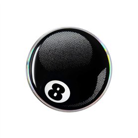 Quattroerre Adhésif 3D Boule de Billard 8