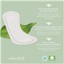Protège-slips Organyc Flux léger en Pochette individuelle en coton biologique (24 unités)