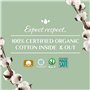 Protège-Slips Organyc pour String - Lot de 24, Coton Biologique Certifié, Ultra-Fins et Confortables, Idéaux pour une Fraîcheur 