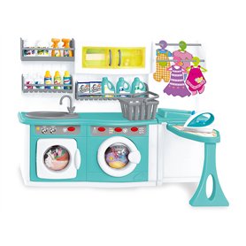 Teorema Giocattoli 67061 - Ensemble de blanchisserie Jouet pour Enfants avec Effets sonores et Lumineux réels