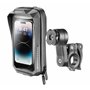 QUIKLOX - Étui de moto étanche universel jusqu'à 7" avec support de téléphone portable à guidon rond