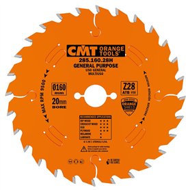 CMT 285.160.28H LAME CIRCULAIRE 160X2.2X20 Z28 ATB