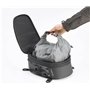 Kappa Moto Sac de Selle Universel imperméable Extensible de 9 l à 12 l avec Doublure intérieure Amovible, bandoulière et 4 Sangl