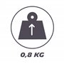 MICHELIN Ponçeuse de Paume - Disque 125 mm Velcro - Consommation d'Air : 170 l/min - Pression d'Utilisation : 6 bar