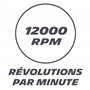 MICHELIN Ponçeuse de Paume - Disque 125 mm Velcro - Consommation d'Air : 170 l/min - Pression d'Utilisation : 6 bar
