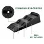 BRUNNER Lime d'équilibrage Leveller pour Le Camping Noir, Taille XL