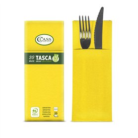 Caseeto C4032TA-131-PEFC Airlaid Serviette Poche Porte-Couverts