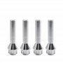 SIMONI RACING BRA/50 Kit 4 Boulons antivol - Boulons antivol pour Roues Clé 17-19 M12x1.5 Longueur 45 mm, acier