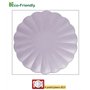 Ciao Kit Table Fête Party Flower Shape pour 8 Personnes (44 pièces: 8 Assiettes Ø23cm, 8 Assiettes Ø18cm, 8 gobelets 200ml, 20 S