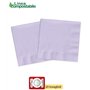 Ciao Kit Table Fête Party Flower Shape pour 8 Personnes (44 pièces: 8 Assiettes Ø23cm, 8 Assiettes Ø18cm, 8 gobelets 200ml, 20 S