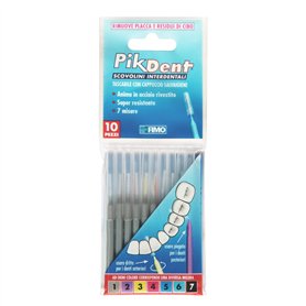Brossettes interdentaires Pikdent - Noyau en acier revêtu et poils en Tynex - Taille 1 Gris 0