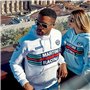 Sweat à capuche Sparco S01279MRCE4XL Bleu XL