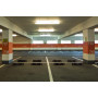 N° 1 Butée de roue FIXED en plastique anti-choc, INODORE, ultra-résistant, idéal pour garages et parkings. Avec 4 chevilles M8. 