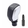 1neiSmartech Kit pommeau de levier de vitesses 5 vitesses avec recul et adaptateur compatible avec Peugeot 207 (2006-2012)