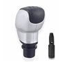 1neiSmartech Kit pommeau de levier de vitesses 5 vitesses avec recul et adaptateur compatible avec Peugeot 207 (2006-2012), 208 