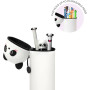 LEGAMI - Lot de 7 stylos gel effaçables + trousse 2 en 1 – avec encre effaçable thermosensible, couleurs d'encre et motifs de ba