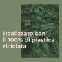 Teraplast Biblo Diamètre 35 cm – Déplacement de Pot avec Roues en Plastique, Couleur Gris foncé, 100% Plastique recyclé