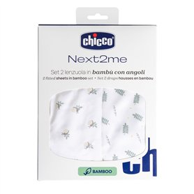 Chicco Ensemble de Draps en Fibre de Bambou