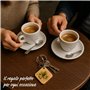 Rienco - Porte-clés trèfle à quatre feuilles avec coccinelle porte-bonheur - Pendentif en bois d'érable artisanal - Cadeau porte