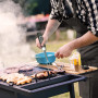 tablier de barbecue noir avec poches