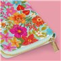 Legami - Porte-Documents de Voyage avec Fleurs, Organisateur de Voyage pour Passeport Carte d'identité, Blocage RFID, 4 Grandes 