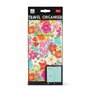 Legami - Porte-Documents de Voyage avec Fleurs, Organisateur de Voyage pour Passeport Carte d'identité, Blocage RFID, 4 Grandes 