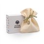 Gioielli Botanici Collier lavande en acier inoxydable, ampoule en verre avec fleurs naturelles et graines de pomme de douche