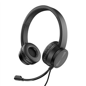 VulTech HS-03 HS-03 Casque Audio avec Microphone réglable pour PC avec contrôleur de Volume et muet pour Bureau