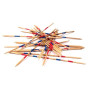 FAST WORLD SHOPPING ® Mikado Spiel - Jeu de Société Shanghai en Bois - Stecchini - Jeu de Groupe - Précision et Habileté