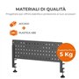 Noua Shatter Panneau perforé de Bureau en Acier et ABS avec Pince, Organisateur Vertical pour Accessoires de Jeu et de Bureau, S