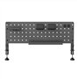 Noua Shatter Panneau perforé de Bureau en Acier et ABS avec Pince, Organisateur Vertical pour Accessoires de Jeu et de Bureau, S