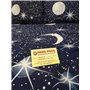 PAGO POCO Parure de lit en flanelle pour lit double, motif géométrique, drap plat, 240 x 280 cm, drap housse 180 x 200 + 25 cm, 