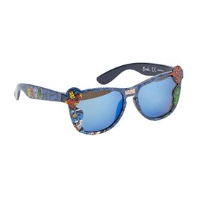 CARTOON Lunettes de soleil pour enfants Avengers Marvel verres rectangulaires miroirs avec protection filtre UV400