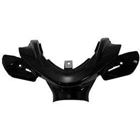 one by camamoto cod 77366730 carénage en Plastique Couvercle de Guidon carénage Avant Noir Brillant Compatible avec MBK Nitro/Ya