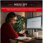 Lenovo ThinkCentre M920s SFF | Intel Core i7-8700 | 32 Go de RAM | 1 TERA SSD Windows 11 Pro WiFi Bluetooth Display Port USB Typ