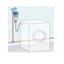Filtre anti-calcaire pour machine à laver avec 10 charges en polyphosphate de 1,5 kg.