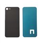 DHLK® Vitre Arrière Compatible avec iPhone 8 - Verre Back Glass Big Hole (SIDERAL Grey)