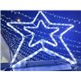 Étoile Lumineuse de Noël Grande à Suspendre avec Tube Lumineux 8 Jeux Lumineux 90 lumières LED pour décorations de Noël Maison J