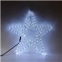 Étoile Lumineuse de Noël Grande à Suspendre avec Tube Lumineux 8 Jeux Lumineux 90 lumières LED pour décorations de Noël Maison J