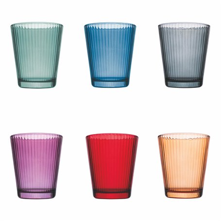 Villa d'Este Home Tivoli 1996 Lot de 6 verres à eau 350 ml en verre