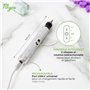 LAC FOR YOU Ponceuse pour Ongles USB-C – Lime a Ongle Electrique 4 Vitesses, Kit Manucure & Pédicure Portable avec 12 Embouts et