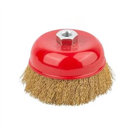 kippen 1105CX Brosse à tasse Ø 120 mm pour meuleuse d'angle avec trou fileté M14