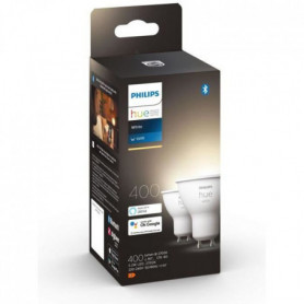 PHILIPS Hue White ampoules LED connectées GU10 - Compatible Bluetooth - Pack de 46,99 €